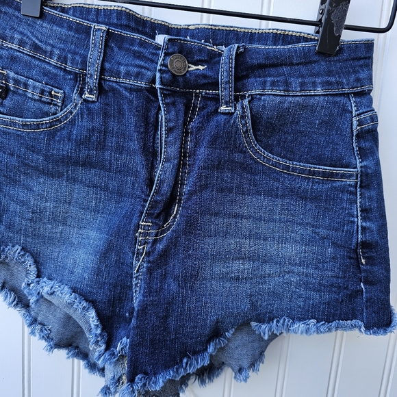 KanCan Dark Blue Jean Shorts - Picture 3 of 6